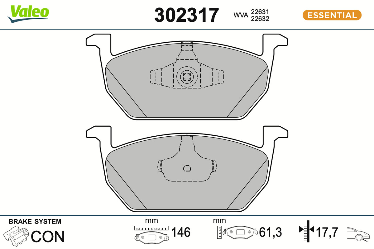 BRAKE PADS FIRST SEAT LEON III 2013 FR